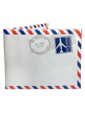Mighty Wallet - "Airmail".  DYNOMIGHTY - The Original Folded Origami Wallet  NWT